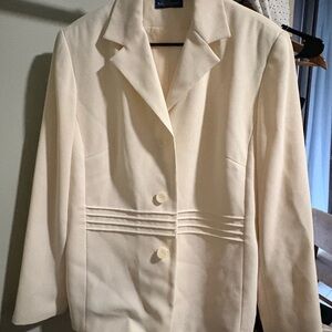 Karen Scott Cream Blazer